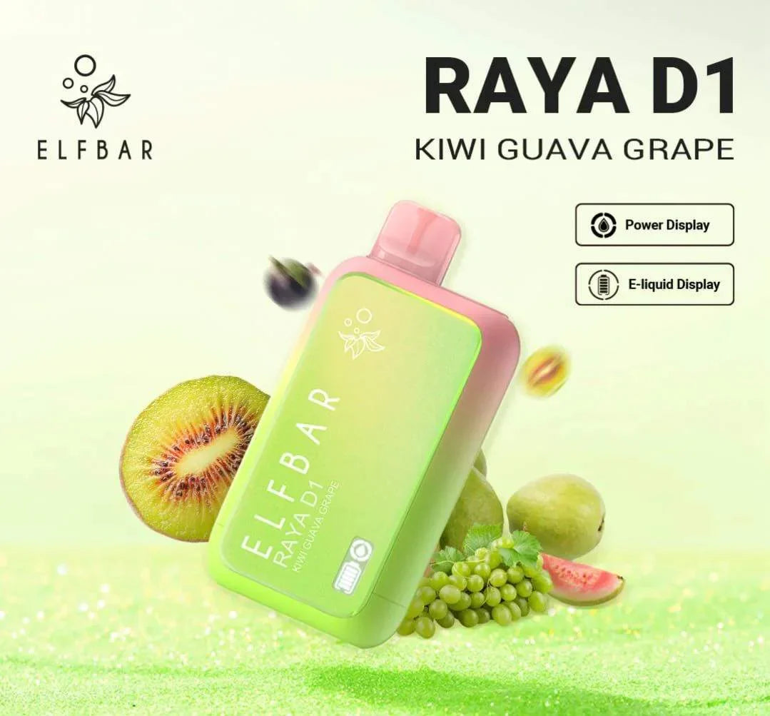 ELF BAR RAYA D1 – Kiwi Guava Grape product photo