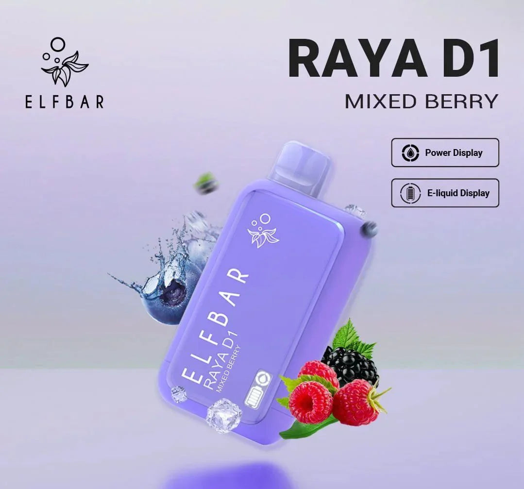 ELF BAR RAYA D1 – Mixed Berry main product photo