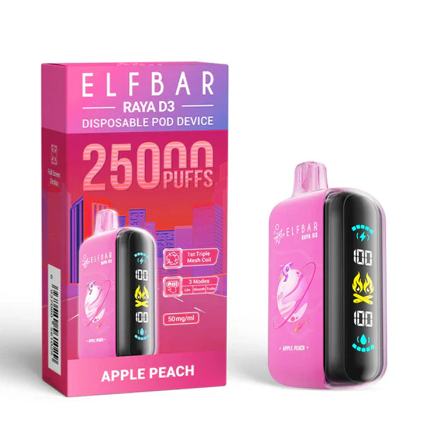 Elf Bar Raya D3 Apple peach – 25000 main product photo