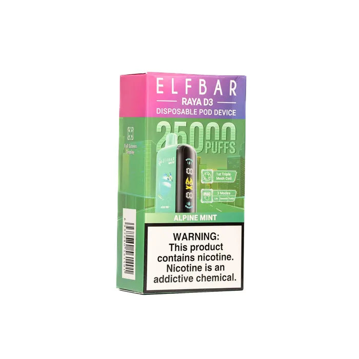 Elf Bar Raya D3 – Alpine Mint – 25000 product photo