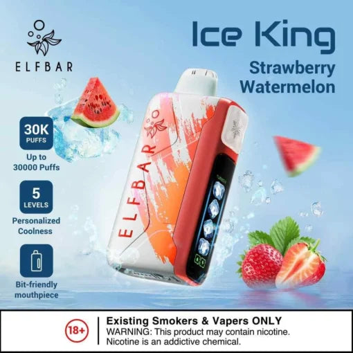 Elf Bar Ice King – Strawberry Watermelon – 30K product photo