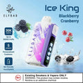 Elf Bar Ice King – Blackberry Cranberry – 30K - Vape Store Pune