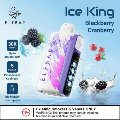 Elf Bar Ice King – Blackberry Cranberry – 30K product photo