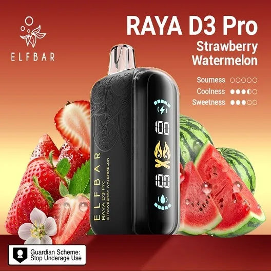 Elf Bar Raya D3 Pro – Strawberry Watermelon product photo