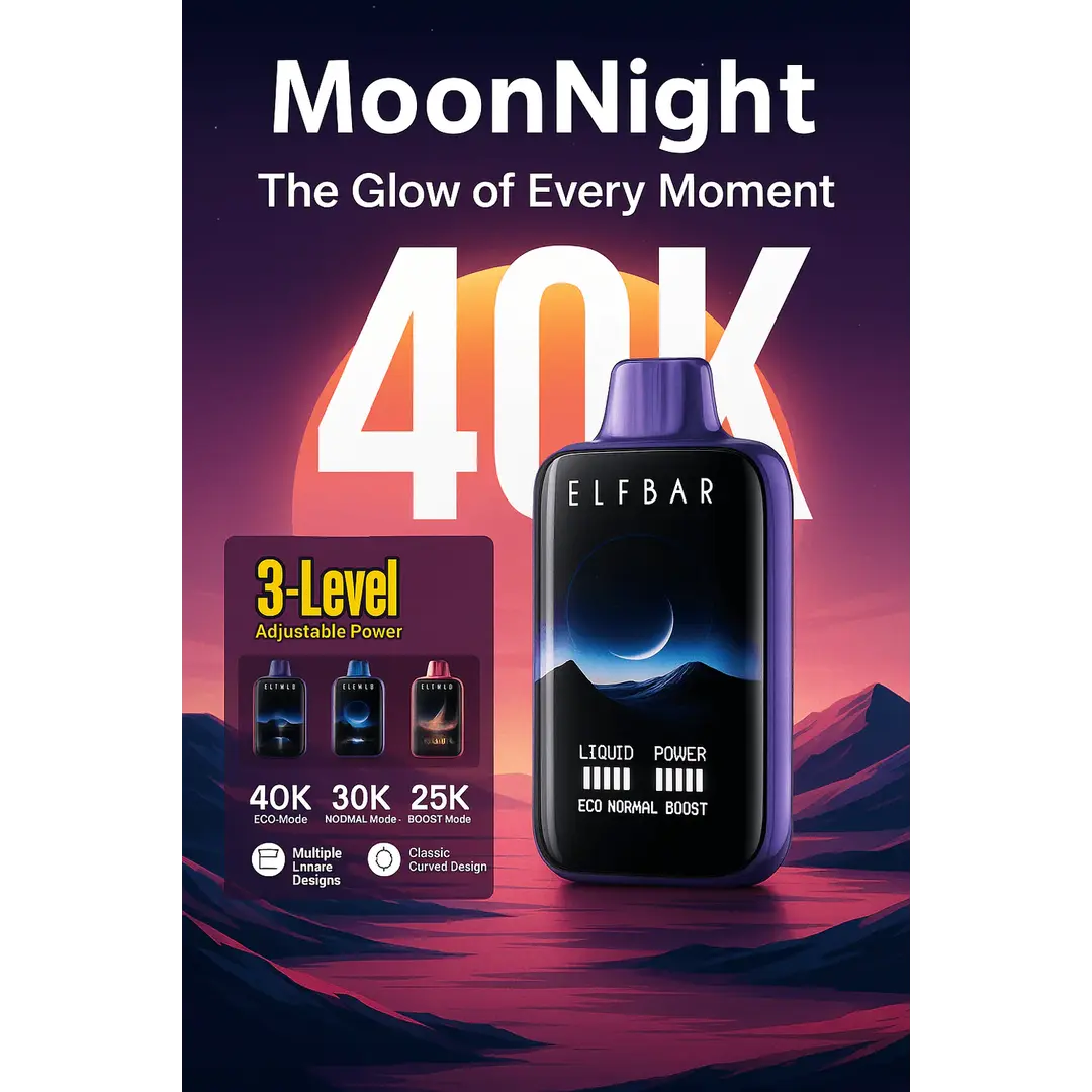 Elfbar Moon Night 40k – Kiwi Passion Fruit Guava product photo