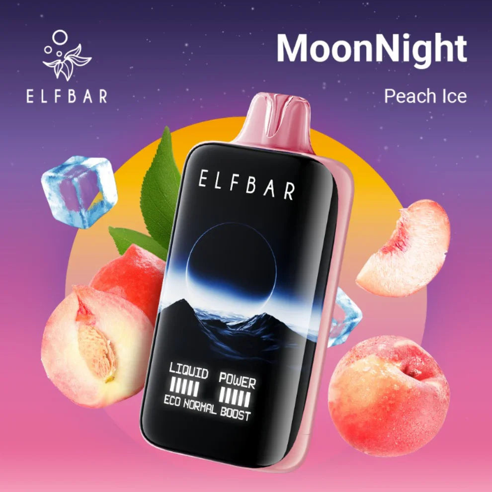 Elf Bar Moon Night 40K – Peach Ice product photo
