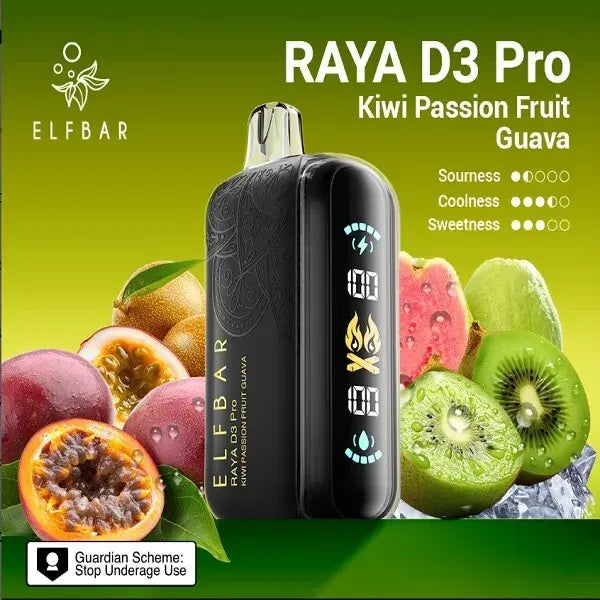 Elf Bar Raya D3 Pro – Kiwi Passion Fruit Guava main product photo