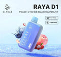 ELF BAR RAYA D1 – Peach Lychee Blackcurrant - Vape Shop Pune