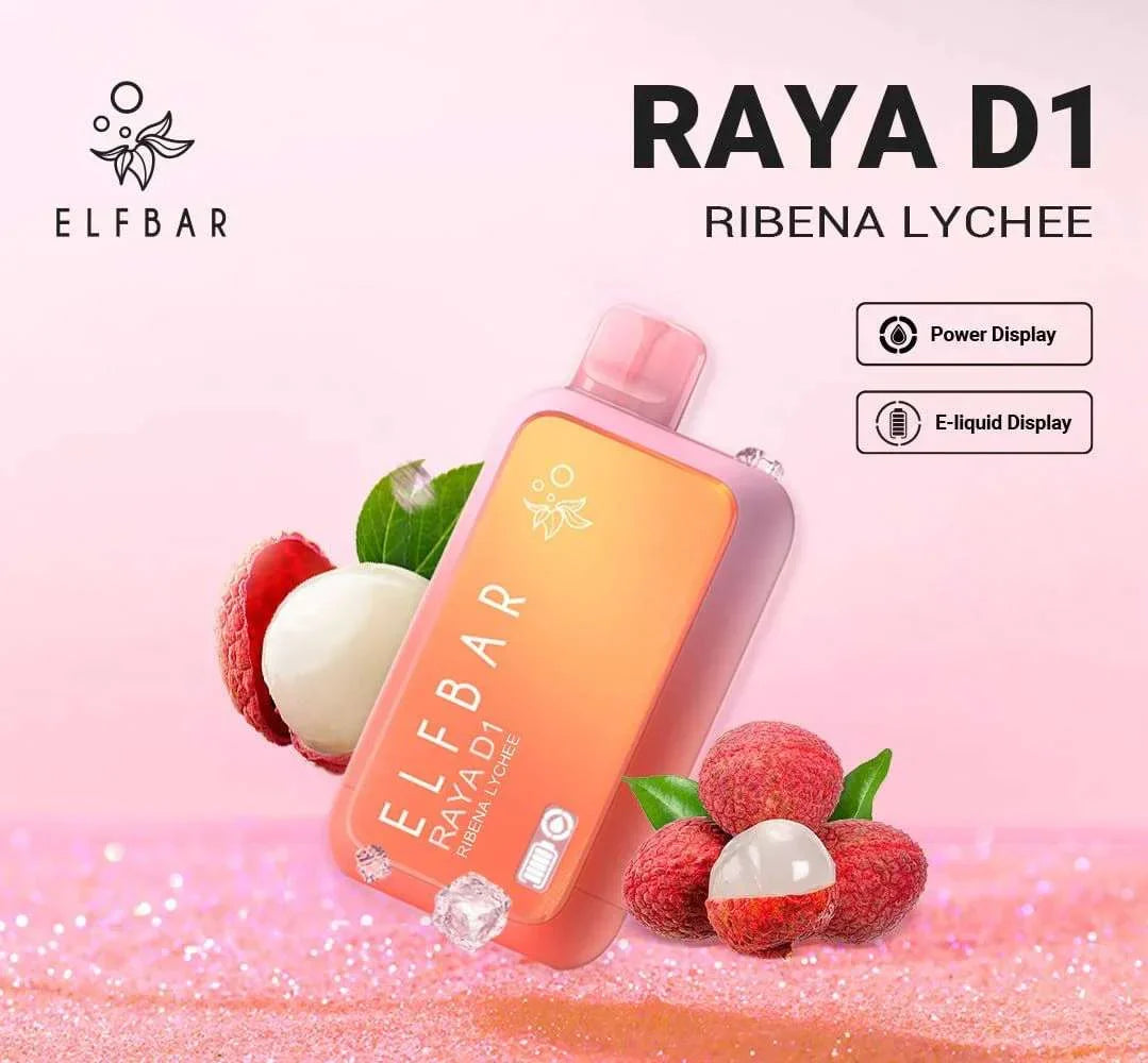ELF BAR RAYA D1 – Ribena Lychee main product photo